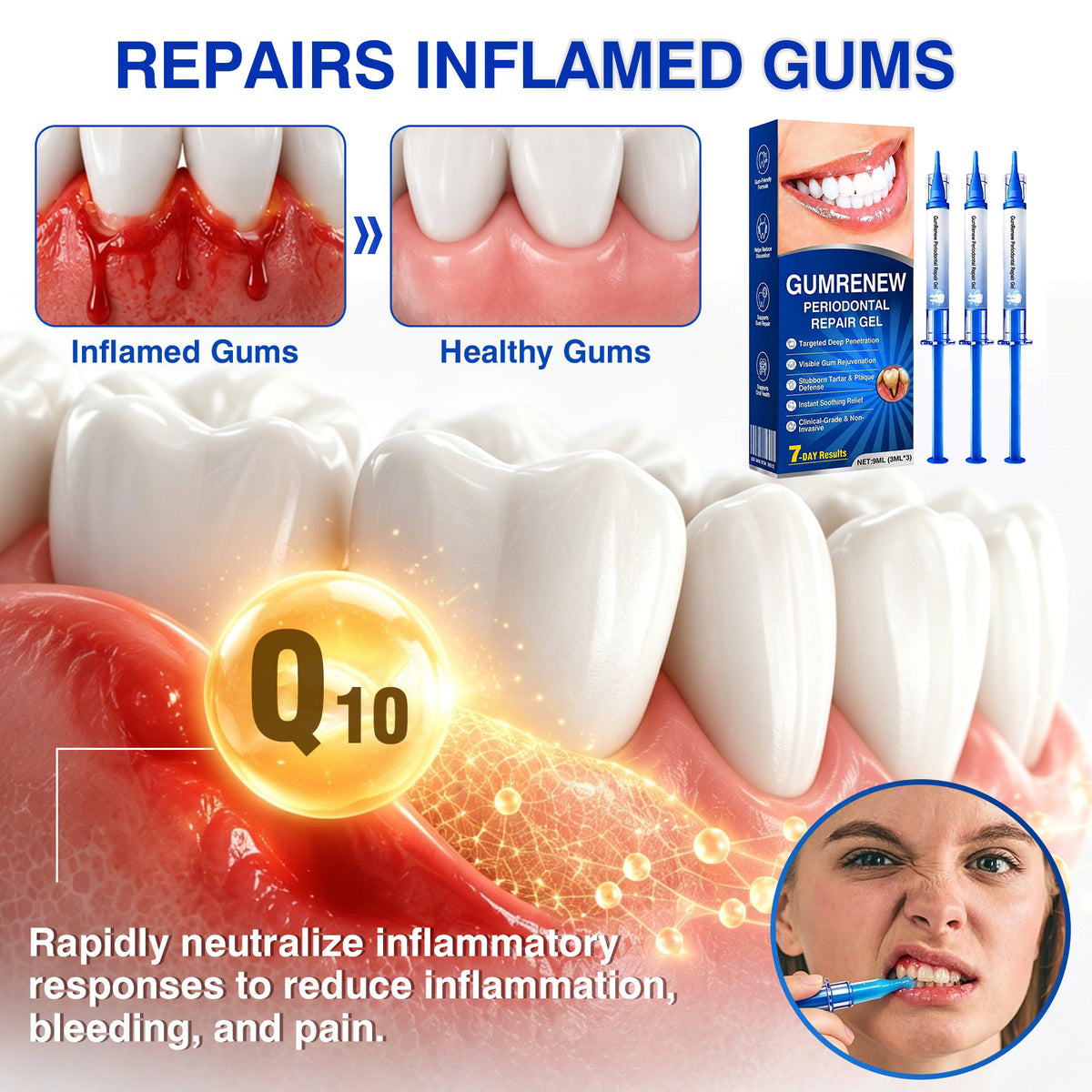 🇺🇸👨⚕️🦷🛡️𝗚𝘂𝗺𝗥𝗲𝗻𝗲𝘄 Periodontal Repair Gel