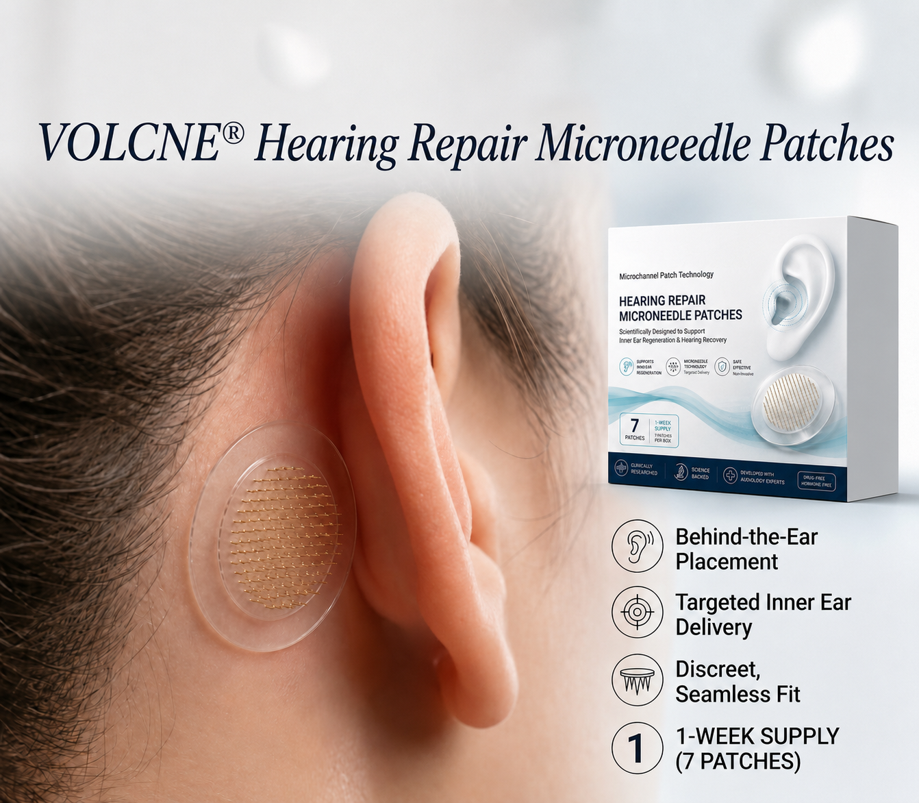 Hearing Repair Microneedle Patches