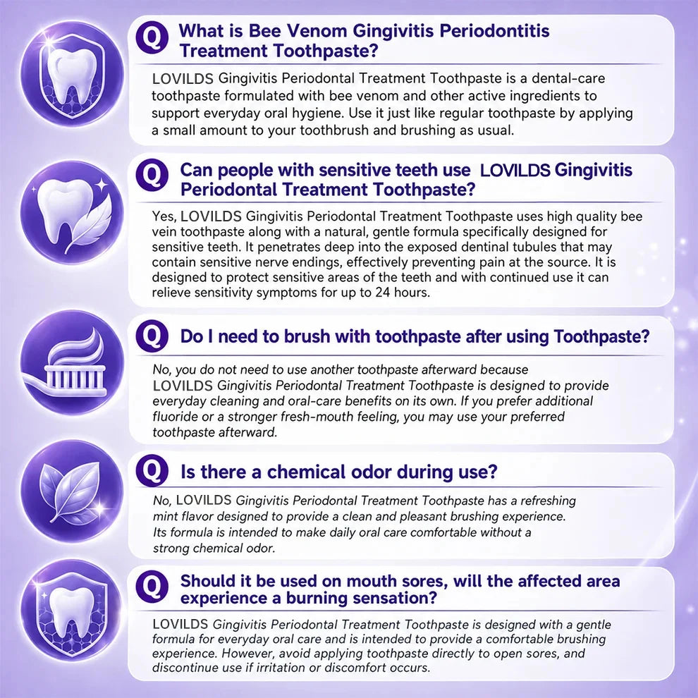 LOVILDS® Gingivitis Periodontal Treatment Toothpaste