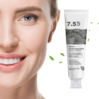 🔥Ends Tonight: Get 60% OFF Before It’s Gone!🎁Fluoride-Free Hydroxyapatite Toothpaste – Gentle Whitening & Enamel Strength for Sensitive Teeth